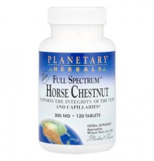Planetary Herbals, Full Spectrum™ Horse Chestnut, 120 Tablets