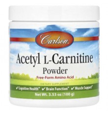 Carlson, Acetyl L-Carnitine Powder, 3.53 oz (100 g)