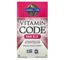 Garden of Life, Vitamin Code®, RAW B-12™, 30 Vegan Capsules