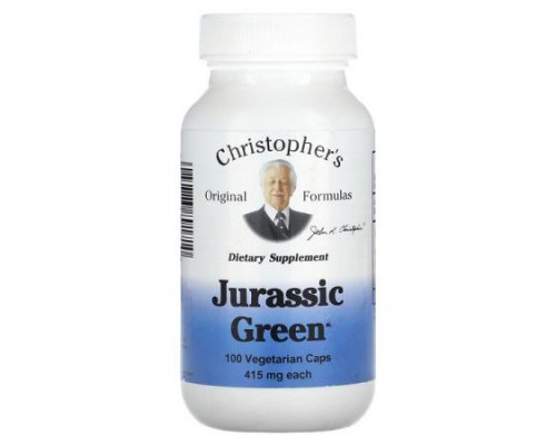 Christopher's Original Formulas, Jurassic Green, 415 mg, 100 Vegetarian Caps