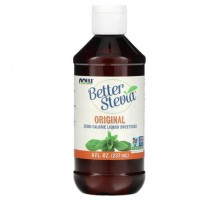 NOW Foods, Better Stevia, Zero-Calorie Liquid Sweetener, Original, 8 fl oz (237 ml)