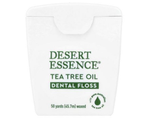 Desert Essence, Tea Tree Oil Dental Floss, Waxed, 50 Yds (45.7 m) Desert Essence, Tea Tree Oil Dental Floss, Waxed, 50 Yds (45.7 m)