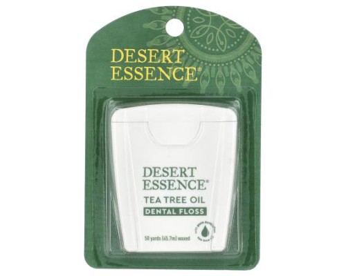Desert Essence, Tea Tree Oil Dental Floss, Waxed, 50 Yds (45.7 m) Desert Essence, Tea Tree Oil Dental Floss, Waxed, 50 Yds (45.7 m)