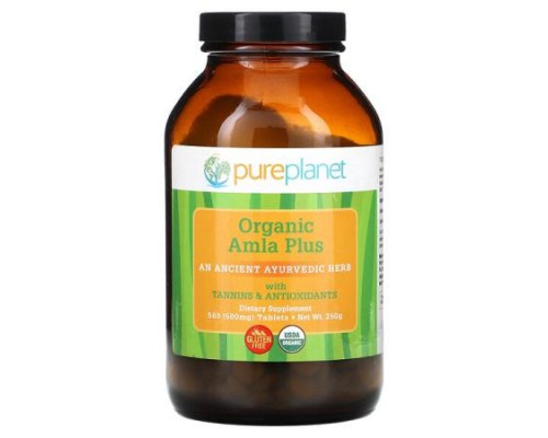 Pure Planet, Organic Amla Plus, 500 mg, 500 Tablets Pure Planet, Organic Amla Plus, 500 mg, 500 Tablets