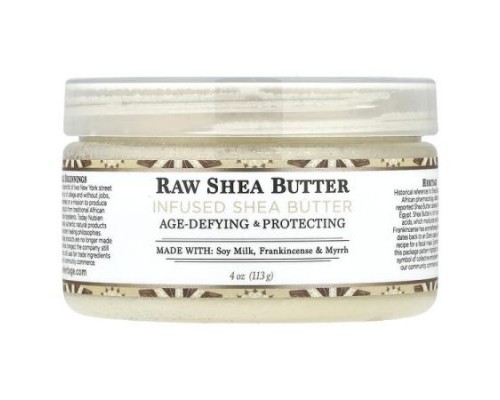 Nubian Heritage, Raw Shea Butter, Infused Shea Butter, 4 oz (113 g)