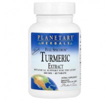 Planetary Herbals, Full Spectrum™ Turmeric Extract, 450 mg, 60 Tablets