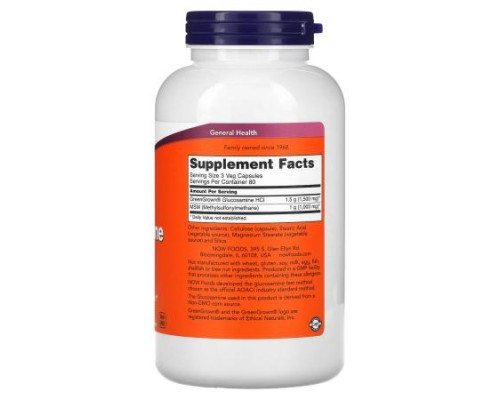 NOW Foods, Vegetarian Glucosamine & MSM, 240 Veg Capsules