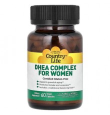 Country Life, DHEA Complex for Women, 60 Vegan Capsules