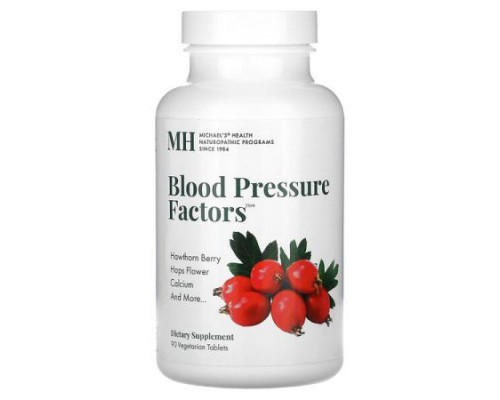 Michael's Health, Blood Pressure Factors, 90 Vegetarian Tablets