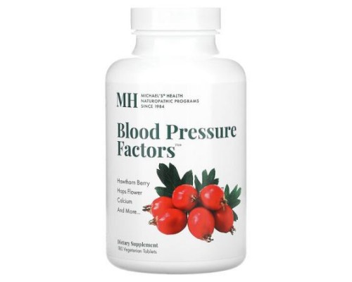 Michael's Health, Blood Pressure Factors, 180 Vegetarian Tablets