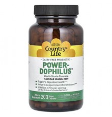Country Life, Power-Dophilus, 200 Vegan Capsules