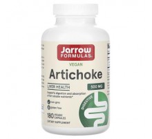 Jarrow Formulas, Artichoke, 500 mg, 180 Veggie Capsules