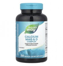Nature's Way, Calcium Mag & D Complex, 250 Capsules