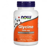 NOW Foods, Glycine, 1,000 mg, 100 Veg Capsules