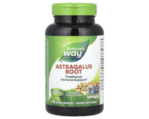 Nature's Way, Astragalus Root, 180 Vegan Capsules (470 mg per Capsule) Nature's Way, Astragalus Root, 180 Vegan Capsules (470 mg per Capsule)