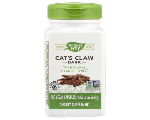 Nature's Way, Cat's Claw Bark, 100 Vegan Capsules (485 mg per Capsule)