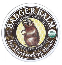 Badger, Certified Organic Badger Balm for Hardworking Hands, 2 oz (56 g)
