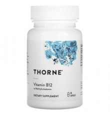 Thorne, Vitamin B12 as Methylcobalamin, 60 Capsules (1 mg per Capsule)