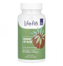 Life-flo, Power of Krill With Astaxanthin, 60 Softgels