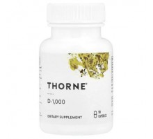 Thorne, D-1,000, 90 Capsules (25 mcg per Capsule)