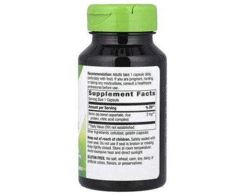 Nature's Way, Boron Complex, 3 mg, 100 Capsules Nature's Way, Boron Complex, 3 mg, 100 Capsules
