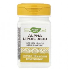 Nature's Way, Alpha Lipoic Acid, 60 Capsules (200 mg per Capsule)