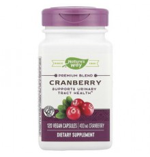 Nature's Way, Premium Blend, Cranberry, 400 mg, 120 Vegan Capsules