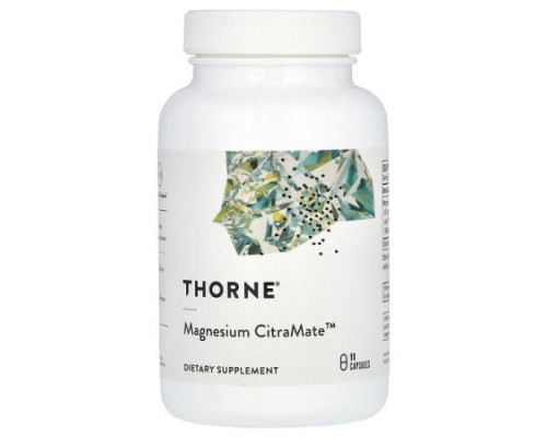 Thorne, Magnesium CitraMate, 90 Capsules (135 mg per Capsule)