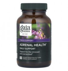 Gaia Herbs, Adrenal Health®, Daily Support, 120 Vegan Liquid Phyto-Caps®