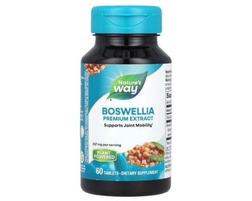 Nature's Way, Boswellia, Premium Extract, 307 mg, 60 Tablets