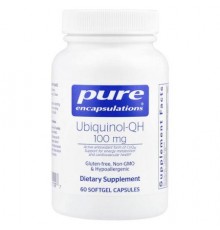 Pure Encapsulations, Ubiquinol-QH, 100 mg, 60 Softgel Capsules