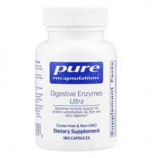 Pure Encapsulations, Digestive Enzymes Ultra, 180 Capsules
