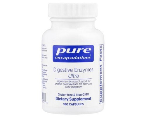Pure Encapsulations, Digestive Enzymes Ultra, 180 Capsules