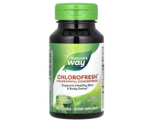 Nature's Way, Chlorofresh, Chlorophyll Concentrate, 90 Softgels (50 mg per Softgel)