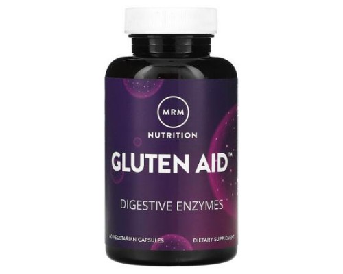 MRM Nutrition, Gluten Aid, 60 Vegetarian Capsules MRM Nutrition, Gluten Aid, 60 Vegetarian Capsules