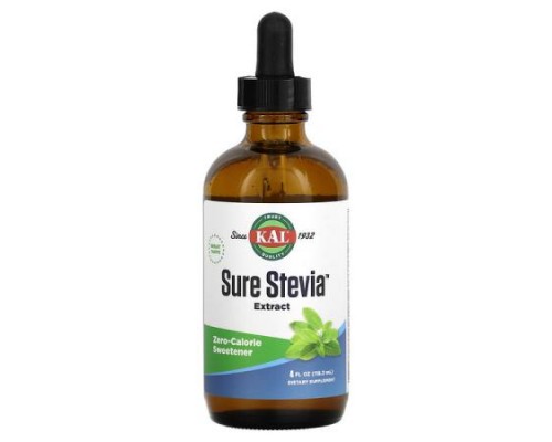 KAL, Sure Stevia Extract, 4 fl oz (118.3 ml) KAL, Sure Stevia Extract, 4 fl oz (118.3 ml)