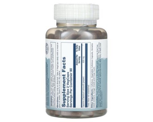 Solaray, Cool Cayenne, 180 VegCaps (300 mg per VegCap) Solaray, Cool Cayenne, 180 VegCaps (300 mg per VegCap)