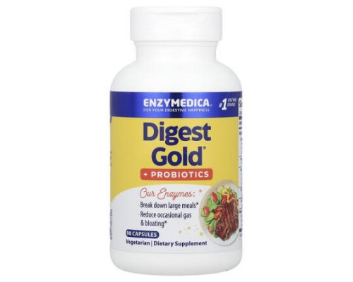 Enzymedica, Digest Gold® + Probiotics, 90 Capsules