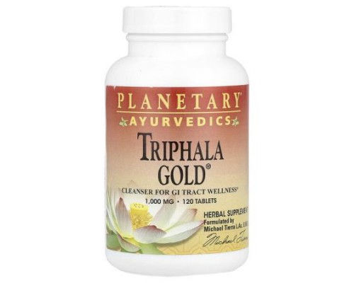 Planetary Herbals, Ayurvedics, Triphala Gold®, 120 Tablets (1,000 mg per Tablet)