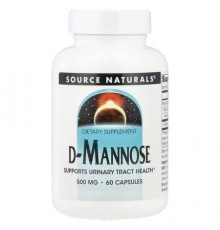 Source Naturals, D-Mannose, 60 Capsules