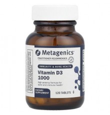 Metagenics, Vitamin D3 1000, 25 mcg (1,000 IU), 120 Tablets