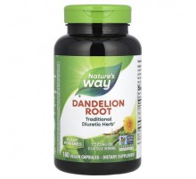 Nature's Way, Dandelion Root, 180 Vegan Capsules (525 mg per Capsule)