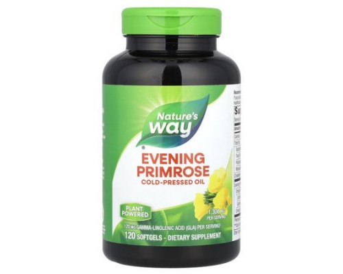 Nature's Way, Evening Primrose, Cold-Pressed Oil, 1,300 mg, 120 Softgels