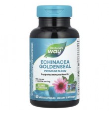 Nature's Way, Echinacea Goldenseal, Premium Blend, 180 Vegan Capsules