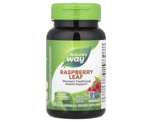 Nature's Way, Raspberry Leaf, 100 Vegan Capsules (320 mg per Capsule)