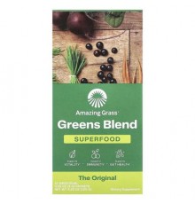 Amazing Grass, Greens Blend Superfood, The Original, 15 Individual Packets, 0.28 oz (8 g) Each