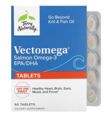 Terry Naturally, Vectomega, 60 Tablets