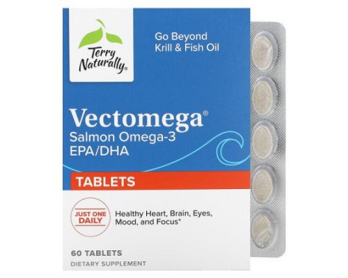 Terry Naturally, Vectomega, 60 Tablets