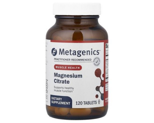 Metagenics, Magnesium Citrate, 120 Tablets Metagenics, Magnesium Citrate, 120 Tablets