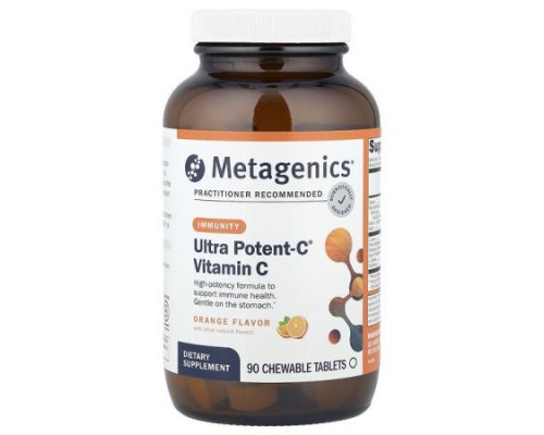 Metagenics, Ultra Potent-C® Vitamin C, Orange , 90 Chewable Tablets Metagenics, Ultra Potent-C® Vitamin C, Orange , 90 Chewable Tablets